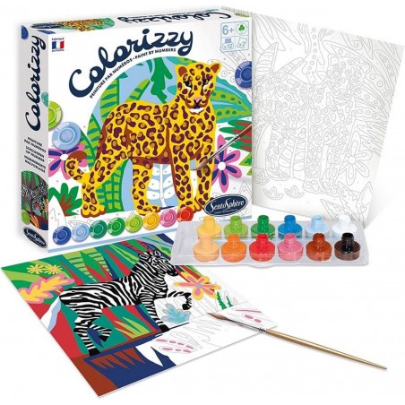 SENTOSPHERE COLORIZZY ZEBRATO E  LEOPARDATO