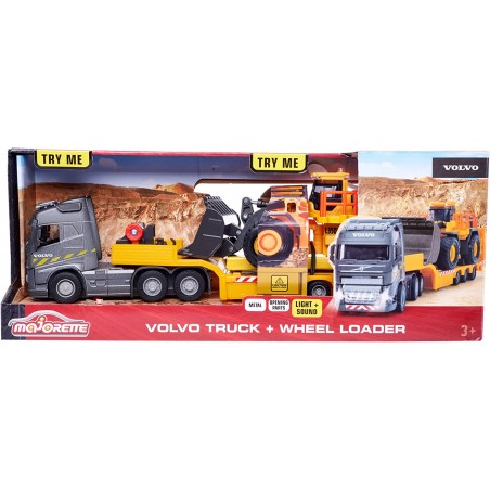 MAJORETTE VOLVO TRUCK WHEEL LOEADER 