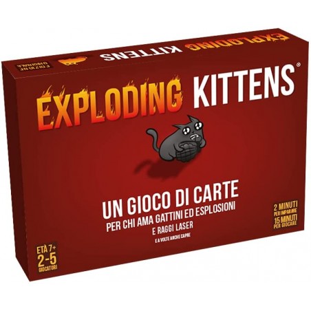 EXPLODING KITTENS GIOCO DI CARTE  EDIZIONE IN ITALIANO ASMODEE