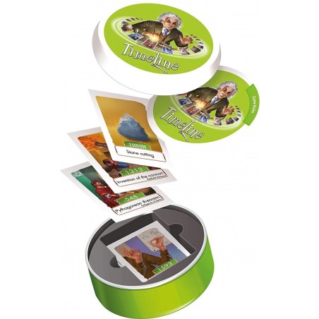 TIMELINE INVENZIONI GIOCO DI CARTE  EDUCATIVO ASMODEE