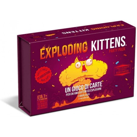 EXPLODING KITTENS PARTY PACK GIOCO DI CARTE ASMODEE 