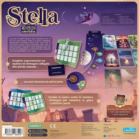 ASMODEE STELLA DIXIT UNIVERSE GIOCO DA  TAVOLO