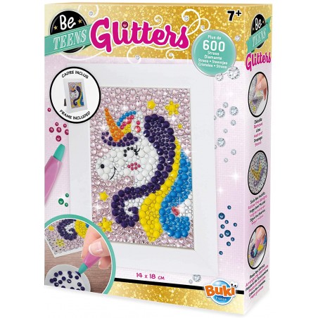 BE TEENS GLITTERS UNICORNO GIOCO DI PITTURA DIAMANTI BUKI