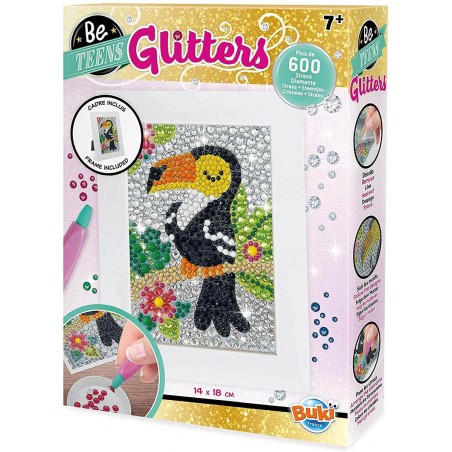 BE TEENS GLITTERS TUCANO GIOCO DI  PITTURA