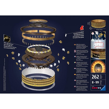 PUZZLE 3D COLOSSEO NIGTH EDITION 262  PEZZI RAVENSBURGER