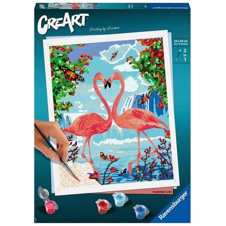 RAVENSBURGER CREART ADULTO FLAMINGO  LOVE 28991