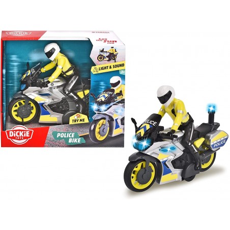 MOTO POLIZIA DICKIE TOYS 18038 
