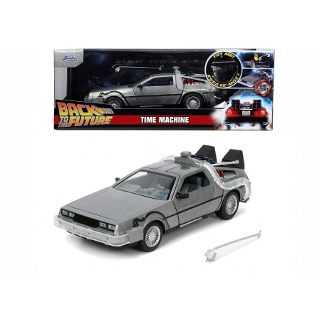 AUTO RITORNO AL FUTURO 1 TIME MACHINE JADA TOYS CON LUCI