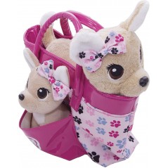 CHI CHI LOVE BABY LOVE CAGNOLINI PELUCHE CON BORSETTA SIMBA 3178