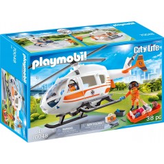 PLAYMOBIL 70048 CITY LIFE ELISOCCORSO 38 PEZZI