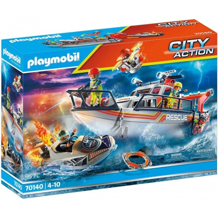 PLAYMOBIL 70140 CITY ACTION MOTOVEDETTA DELLA GUARDIA COSTIERA 95 PEZZI