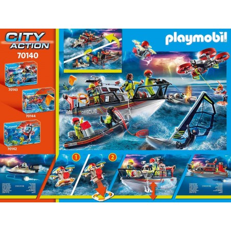 PLAYMOBIL 70140 CITY ACTION MOTOVEDETTA DELLA GUARDIA COSTIERA 95 PEZZI