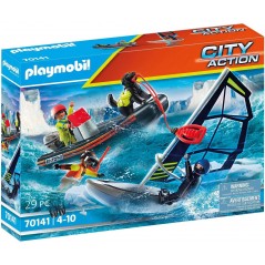 PLAYMOBIL CITY ACTION 70141 GOMMONE  DELLA GUARDIA COSTIERA 29 PEZZI