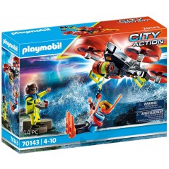 PLAYMOBIL 70143 CITY ACTION DRONE DI  SALVATAGGIO DELLA GUARDIA COSTIERA 