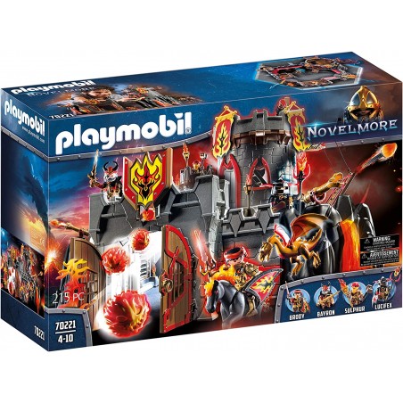 PLAYMOBIL NOVELMORE 70221 FORTEZZA DEI  GUERRIERI DI BURNHAM 215 PEZZI