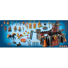 PLAYMOBIL NOVELMORE 70221 FORTEZZA DEI  GUERRIERI DI BURNHAM 215 PEZZI