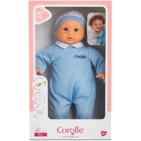 COROLLE CALIN MAEL BAMBOLA 30 CM COLORE  AZZURRO