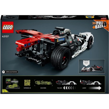 LEGO 42137 TECHNIC PULL BACK FORMULA E PORSCHE 99X ELETTRICA PEZZI 422