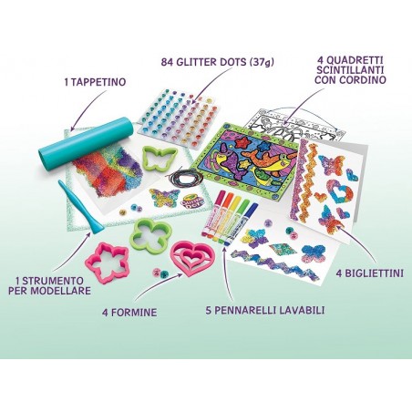 SPARKLE STATION SUPER SET PER CREARE SCINTILLANTI DECORAZIONI CRAYOLA DOTS