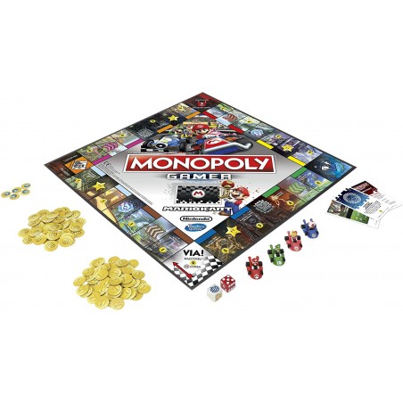 MONOPOLY GAMER MARIO KART HASBRO GAMING GIOCO DA TAVOLO