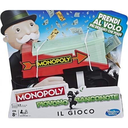 MONOPOLY PIOVONO BANCONOTE GIOCO DA  TAVOLO HASBRO GAMING