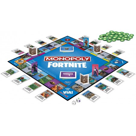 MONOPOLY FORTNITE GIOCO DA TAVOLO HASBRO GAMING 