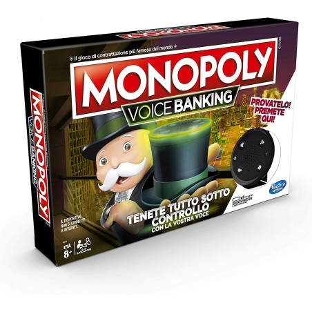 MONOPOLY VOICE BANKING E4816 GIOCO DA  TAVOLO HASBRO GAMING