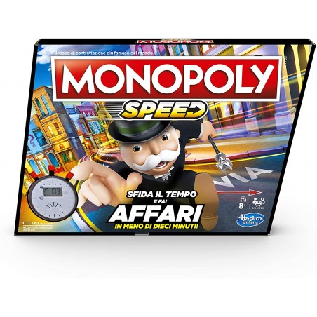 MONOPOLY SPEED SFIDA IL TEMPO GIOCO DA  TAVOLO HASBRO GAMING