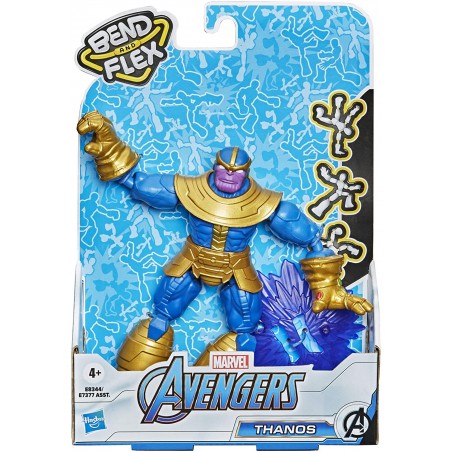  MARVEL AVENGERS THANOS BEND AND FLEX HASBRO