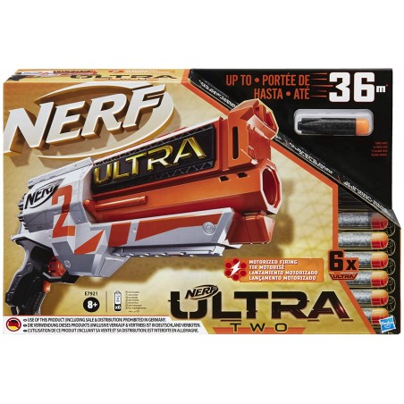 NERF ULTRA TWO HASBRO E79214 BLASTER MOTORIZZATO 6 DARDI ULTRA