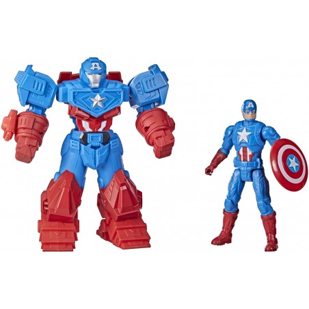 MARVEL AVERNGERS MECH STRIKE CAPITAN  AMERICA HASBRO