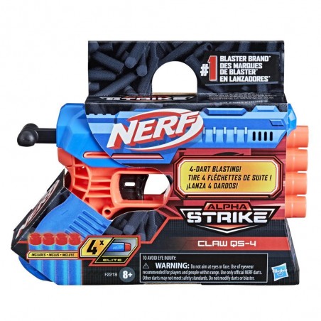 NERF ALPHA STRIKE CLAW QS-4 HASBRO F2218 