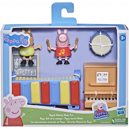 IL PIANOFORTE DI PEPPA PIG HASBRO CONFEZIONE CON 2 PERSONAGGI 3 STRUMENTI