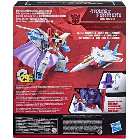 TRANSFORMERS THE MOVIE CORONATION  STARSCREAM HASBRO F3201