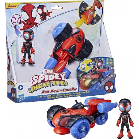 SPIDEY MILES MORALES TECHNO RACER  MARVEL  HASBRO