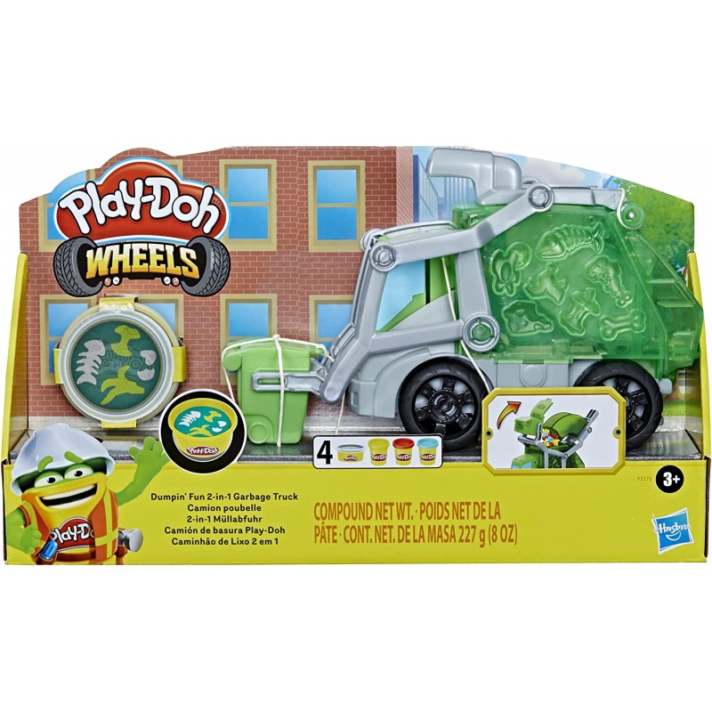 HASBRO PLAYDOH WHEELS CAMION DEI RIFIUTI F517