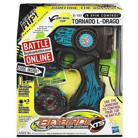 BEYBLADE XTS SPIN CONTROL TORNADO L  DRAGO HASBRO