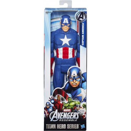 MARVEL AVENGERS ASSEMBLE SERIE TITAN HERO CAPITAN AMERICA HASBRO
