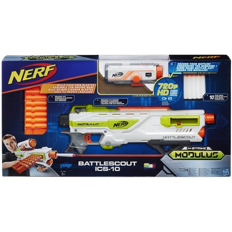NERF N-STRIKE MODULUS BATTLESCOUT ICS-10 HASBRO 