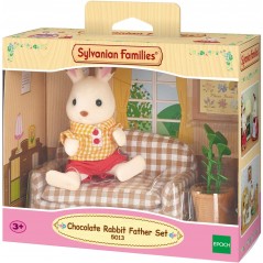 SYLVANIAN FAMILIES PAPA CONIGLIO CIOCCOLATO E DIVANO 5013