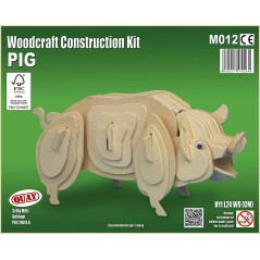 WOODCRAFT KIT COSTRUZIONE MAIALINO  QUAY M012