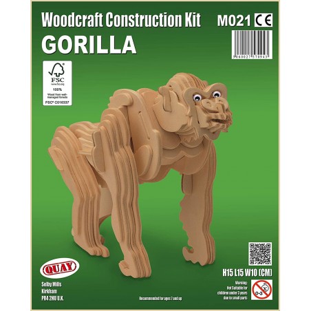 WOODCRAFT KIT COSTRUZIONE GORILLA QUAY M021