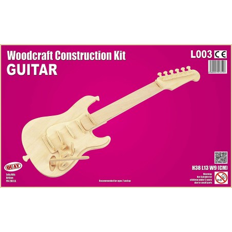 WOODCRAFT KIT DI COSTRUZIONE CHITARRA  QUAY L003