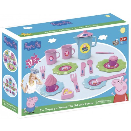 PEPPA PIG SET DA TE' PICCOLO BILDO 