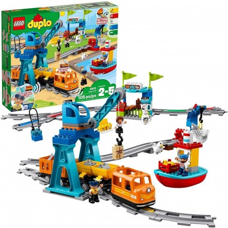 LEGO 10875 DUPLO IL GRANDE TRENO MERCI 