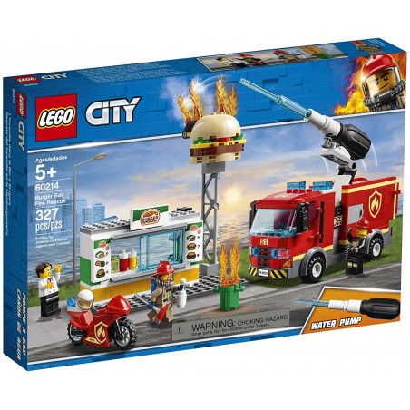 LEGO 60214 CITY FIAMME AL BURGER BAR 