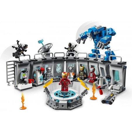 LEGO 76125 MARVEL AVENGERS SALA DELLE  ARMATURE DI IRON MAN
