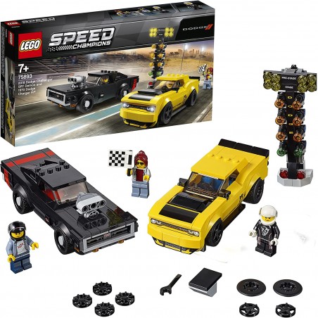 LEGO 75893 SPEED CHAMPIONS 2018 DODGE CHALLENGER SRT DEMON E 1970 DODGECHARGER