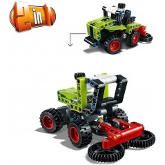 LEGO 42102 TECHNIC MINI CLAAS XERION  TRATTORE TRASFORMABILE IN MIETITREBBIA