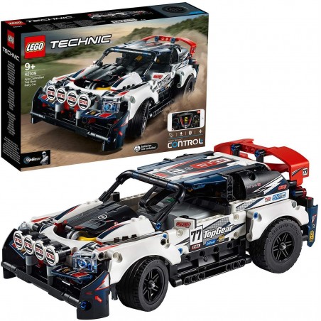 LEGO 42109 TECHNIC AUTO DA RALLY TOP  GEAR TELECOMANDATA